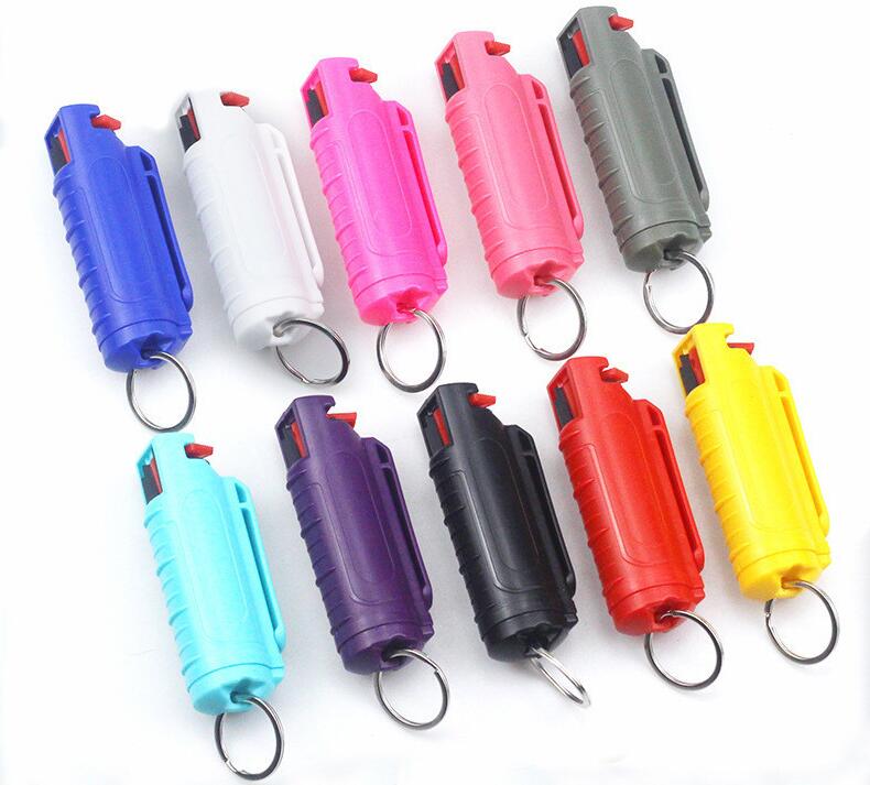 

Defense 20ml Spray Keychains Outdoor Self-defense Tool keychain Multi-color Keyring Accessories Self-defense Tools For Women and Men