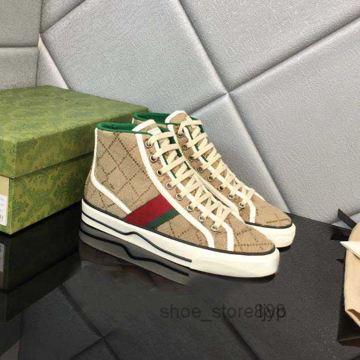 

High Quality Men Rhyton Designer Sneaker Casual Shoes Women canvas Leather Pattern Rubber sole Red Green Dress Sneaker, 34