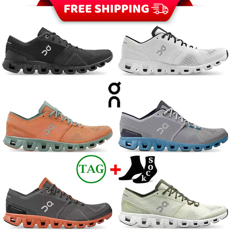 

2023 on cloud running shoes for men women clouds designer sneakers black white grey blue orange mens womens outdoor sports trainers, Item#3