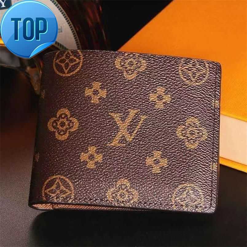 

Wallets Holders Designers Paris plaid style High-end Mens Wallet Credit Card Holder Purse Men billfold s With, Brown tiger