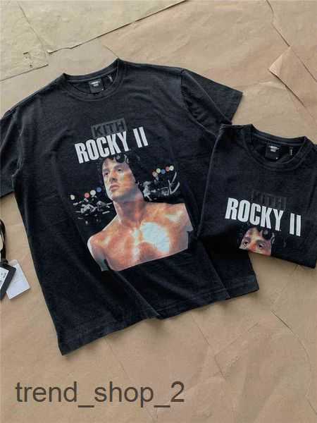 

2023 KITH Rocky t Shirt Men Women T-shirt Washed Tees 7 AAKW, 10