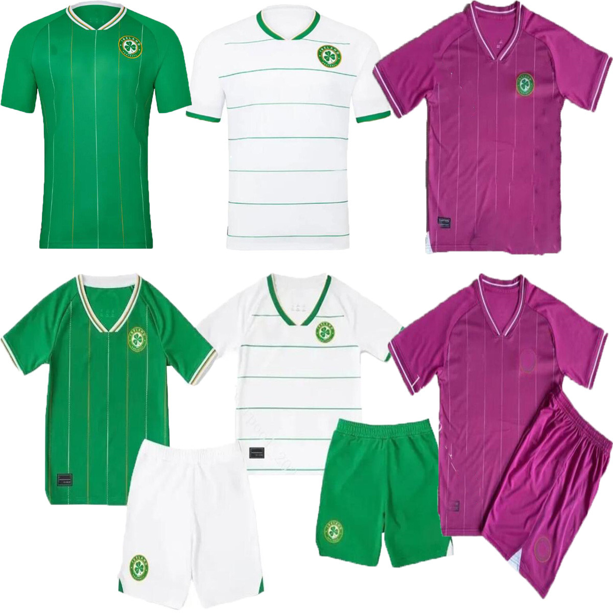 

2023 Ireland home away Soccer Jerseys kit DOHERTY DUFFY 23 24 National Team Egan BRADY KEANE Hendrick McClean Football shirt men kids uniform