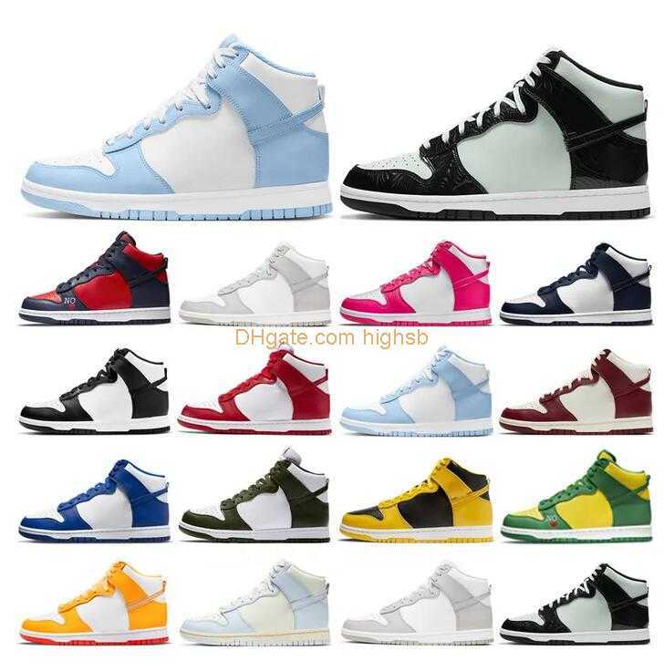 

High Panda Black White Shoes SB Run The Jewels Blue Chill Syracuse UNC Pink Prime Cashmere Aluminum Pine Green White Wold Grey Sneakers for Women Men Size 36-35, 005