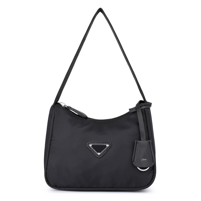 

Brand Designer Shoulder Bag for Women Waterproof Bags Fashion Casual Hobo Nylon Crossbody Bag with Strap YaLi01, Black