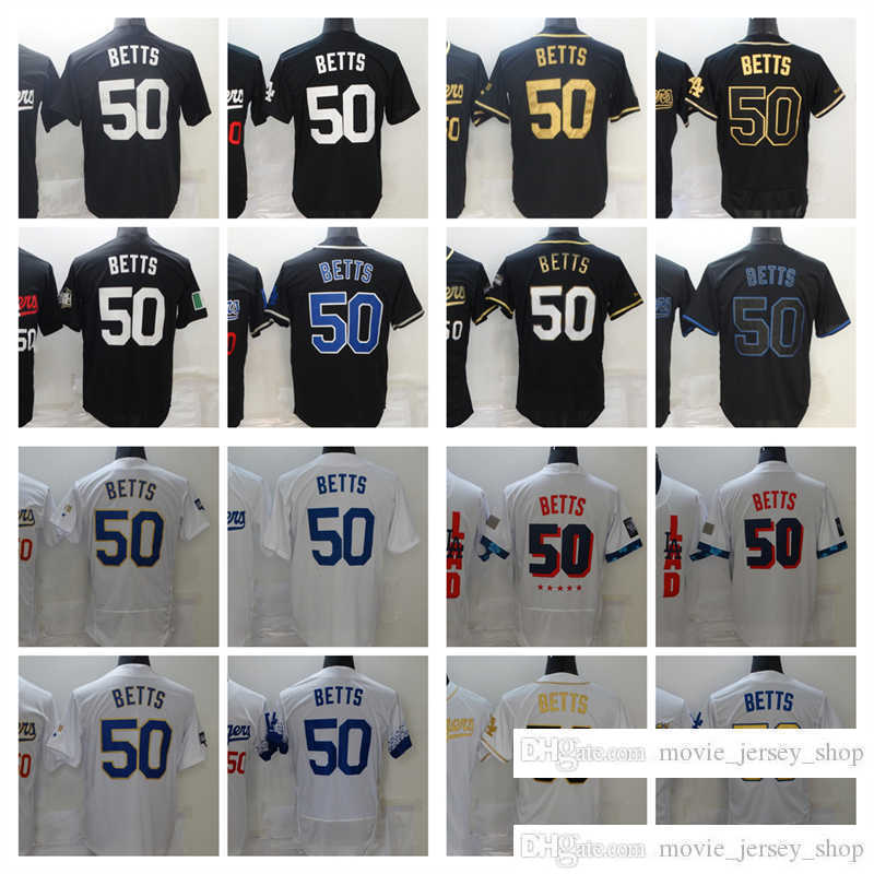 

50 Mookie Betts Baseball Jersey 2022 Stitched Jerseys Men Women Youth Size S--XXXL, As picture