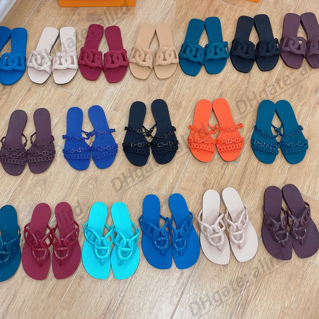

Thong sandals luxury sandal famous designer woman egerie H slipper extra man slide Interlocking cut-ou fast shipping easy to wear with box Flip Flops shoe, #9