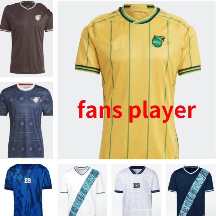 

2023 2024 Jamaica soccer jerseys 23 24 LOWE ANTONIO Guatemala El Salvador national football team Bailey REID Nicholson MORRISON pre match training shirt fans player, Jamaica away player version
