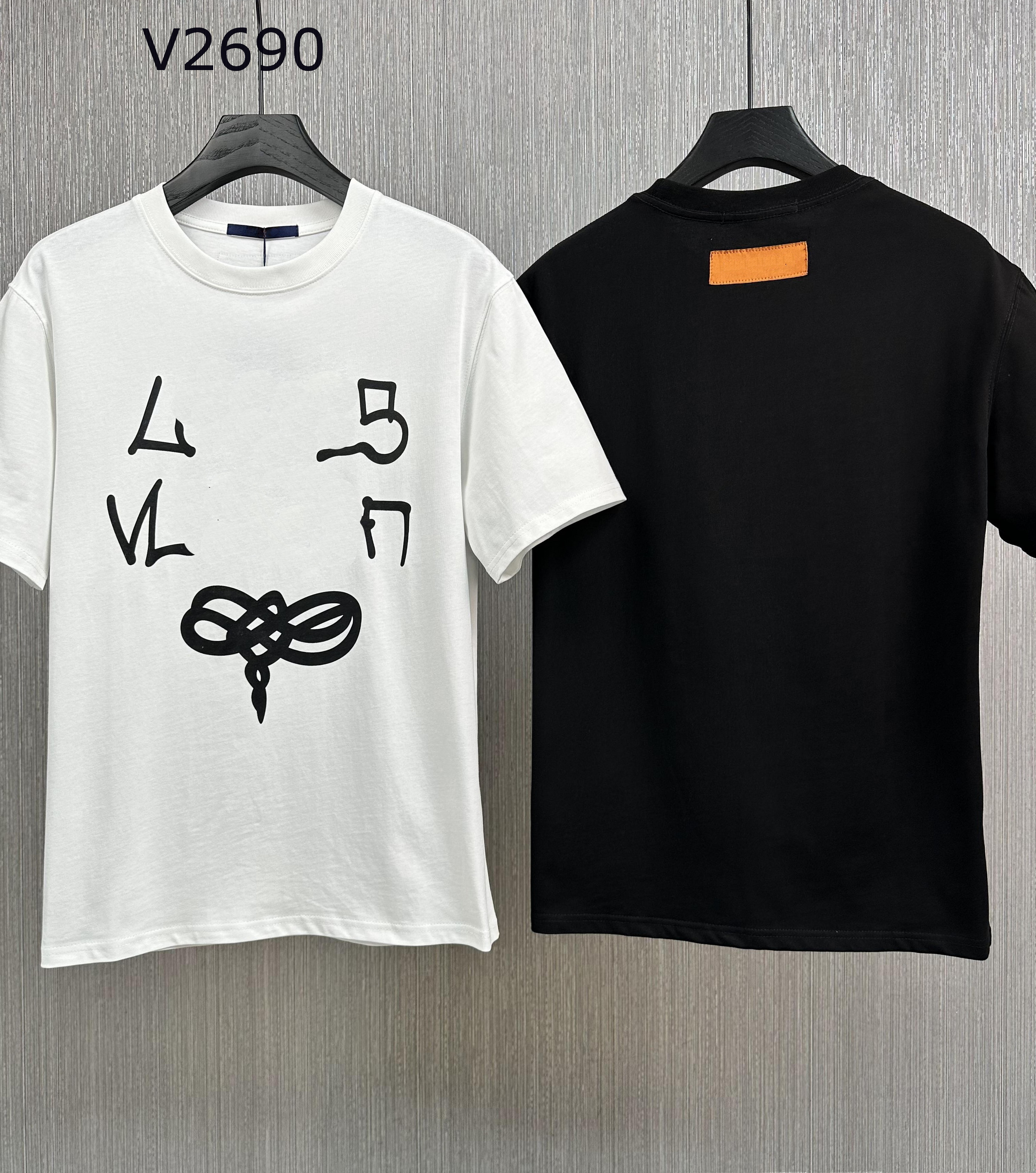 

Men's T-shirt Designer Men's High Quality Letter Short T-shirt. European size