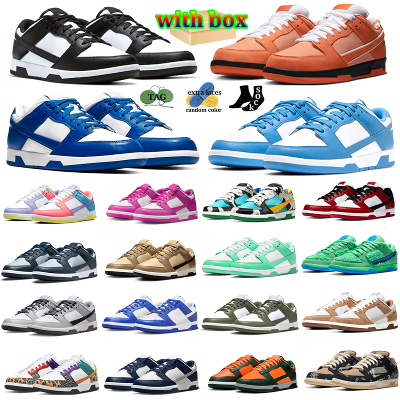 

Panda Pigeon running Shoes men women designer sneakers Orange Lobster Team Red Stadium Green Fuchsia Midnight Navy Grey Fog Chunky Dunky low outdoor sports trainers