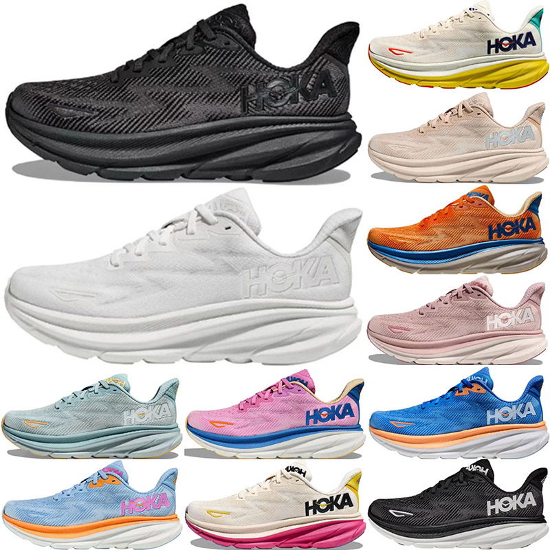 

2023 Hoka One One Clifton 9 Athletic Running Shoes Bondi 8 Carbon X 2 Sneakers Shock Absorbing Road Fashion Mens Womens Top Designer Women Men Size 36-45