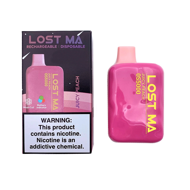

Lost 5000 Puffs Disposable Vape Rechargeable Battery with CE certification