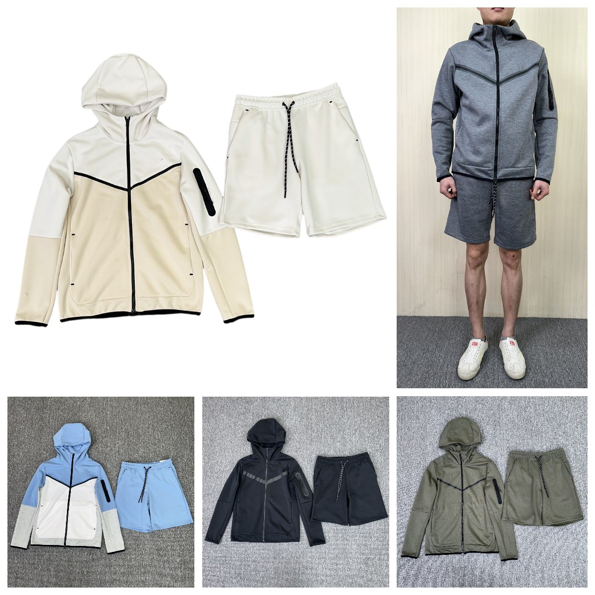 

Designer Sports Tracksuit Tech Fleece Shorts Hoodie Mens Womens Jogger Trousers Tracksuits Bottoms niki tech Running Tracksuit Joggers Fashion Techfleece