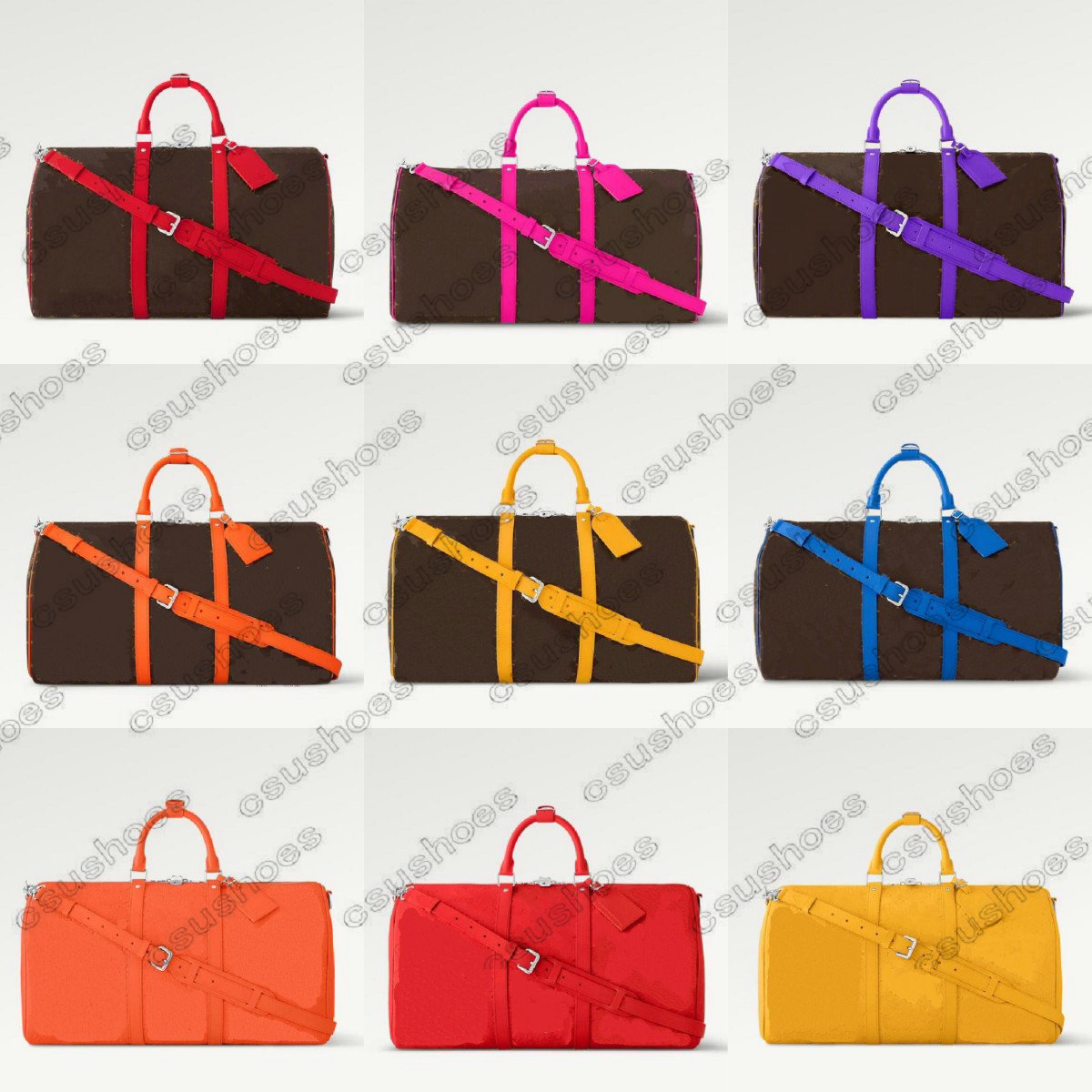 24SS Colourmania GARDER 50 Sacs Duffel Iridescent 45 Sac Hommes Bagages Fourre-Tout Femmes Grande Capacité Sacs De Plein Air De Luxe Designers M4