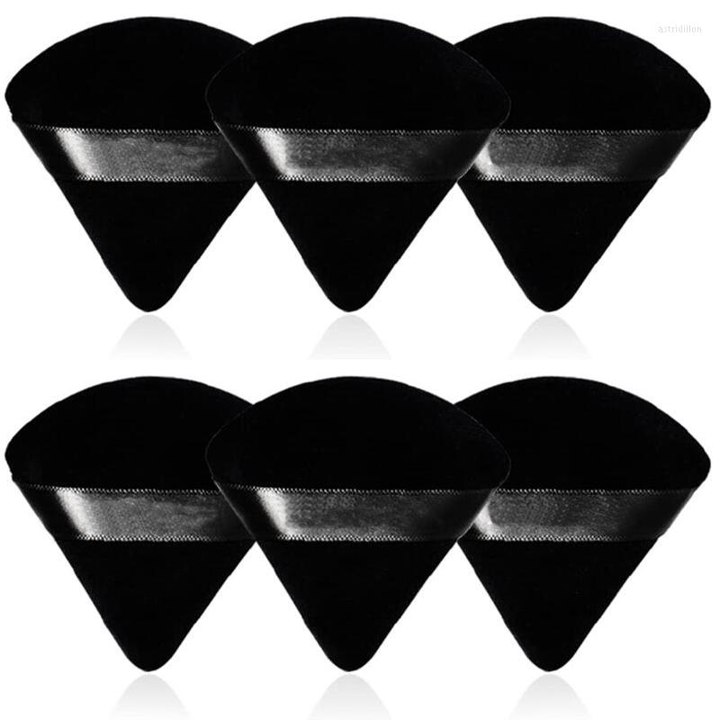 

Makeup Sponges 6 Pcs Velvet Triangle Powder Puff Make Up For Face Eyes Contouring Shadow Seal Cosmetic Foundation Tool