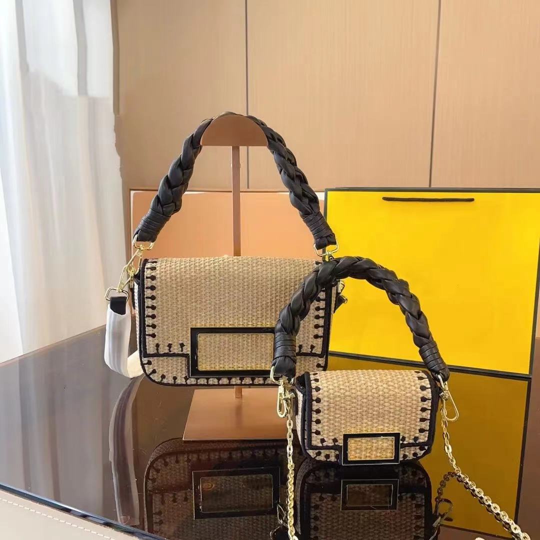 

Classic Designer Brand Bag Braided Handle Tote Gold Chain One Shoulder Bag Women's Crossbody Bag Clamshell oversized Magnetic Buckle Mini Chain Bag 0001, Customize