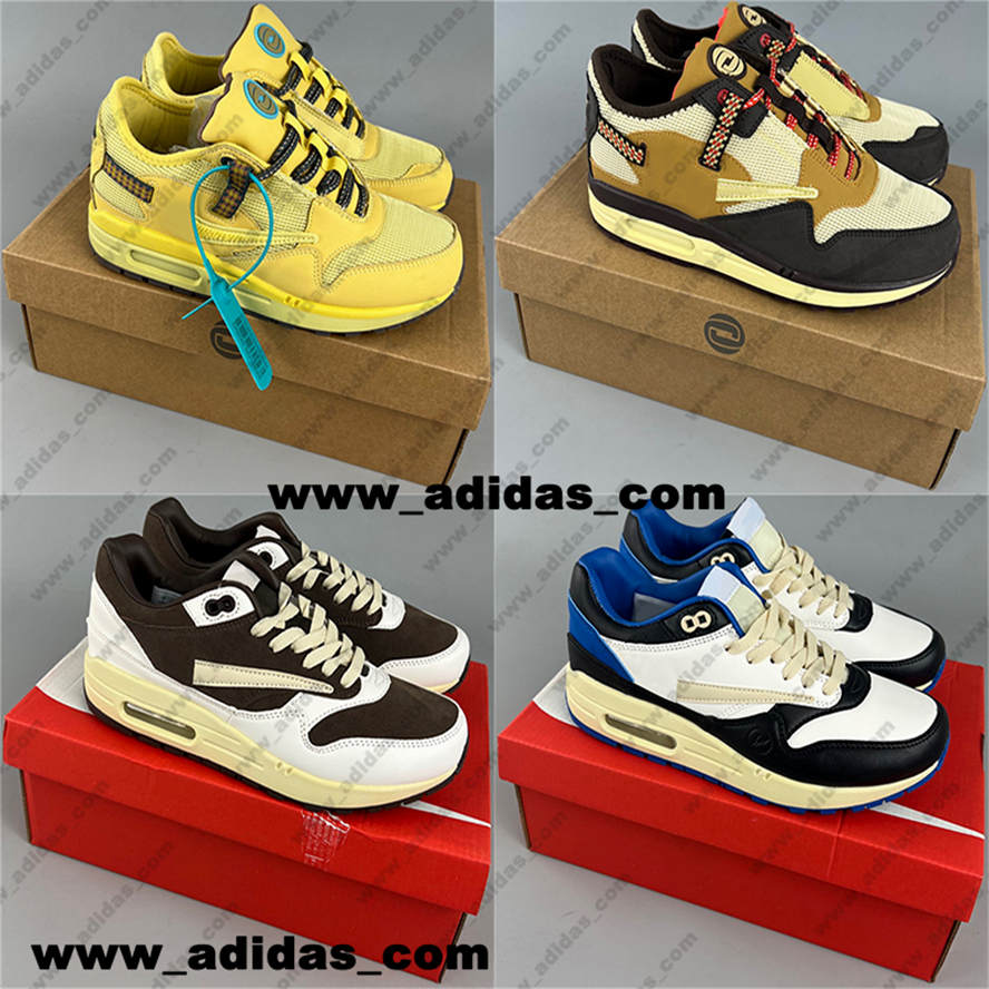 

Shoes Max Mens Scotts Sneakers AirMax1 Travis Cactus Jack Size 12 Trainers Women Running Eur 46 87 Us12 Casual 1 Designer Air One Saturn Gold Us 12 Wheat Lemon Drop