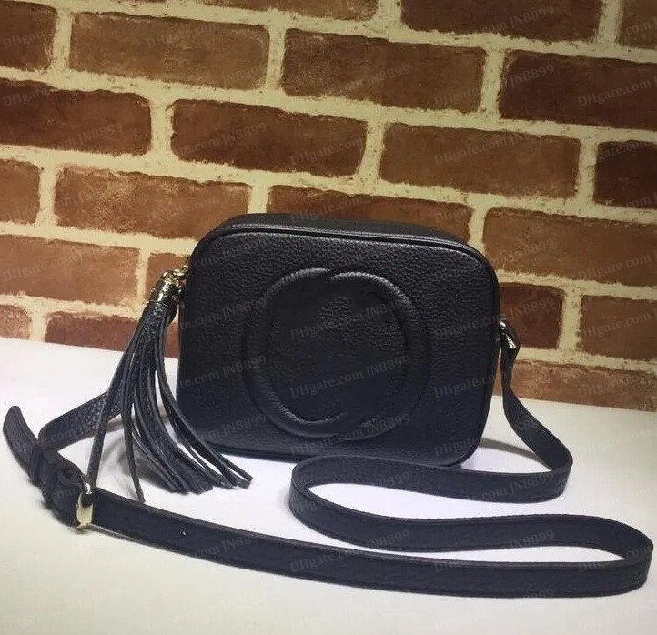 

High Quality Designer Bag Womens Shoulder Bags Tassel Disco SOHO Leather Handbag Shopping Bag Cross body Totes Handbags Crossbody Bags Tote Bag Purse Wallets 308364, Red