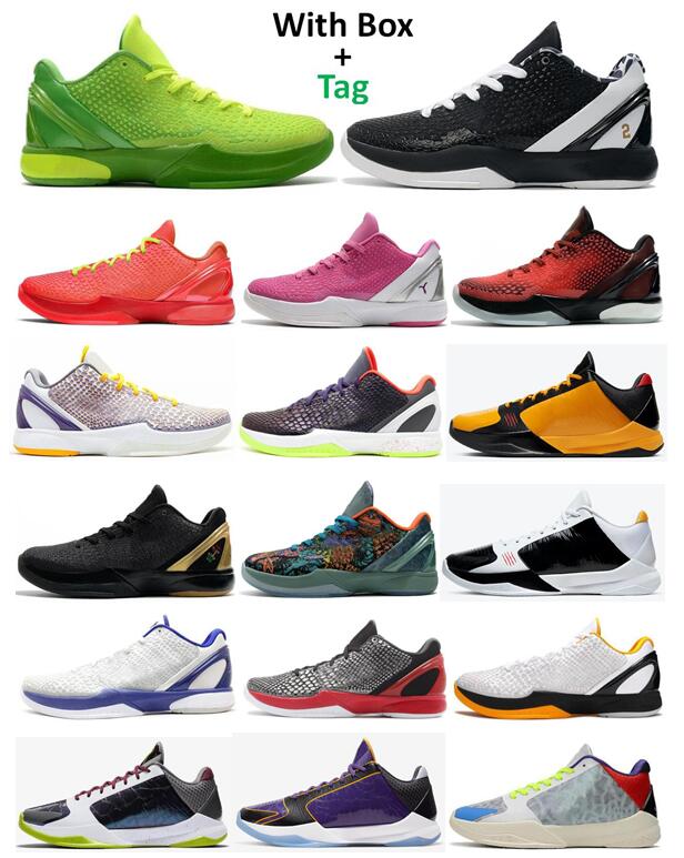 

Mamba 5 And 6 Protro Mambacita Reverse Grinch Basketball Shoes Men White Del Sol Chaos Think Pink All-Star 3D Lakers Bred Concord BHM Prelude Bruce Lee Sports Sneakers, 5 what if - unlucky 13