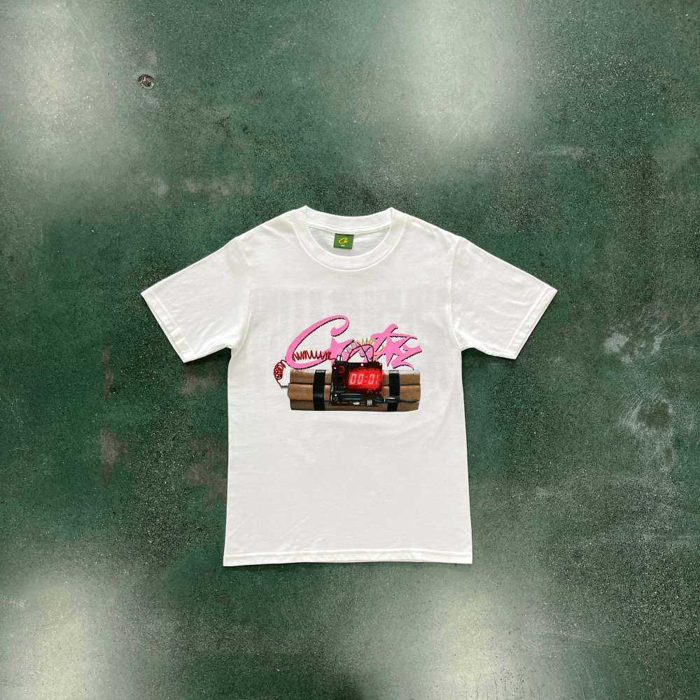 

Male Clothes Corteiz White Men's T-shirt Summer High Street Wear 100 Cotton Men Short Sleeve T Shirt Hip Hop Streetwear Tshirt, Beige
