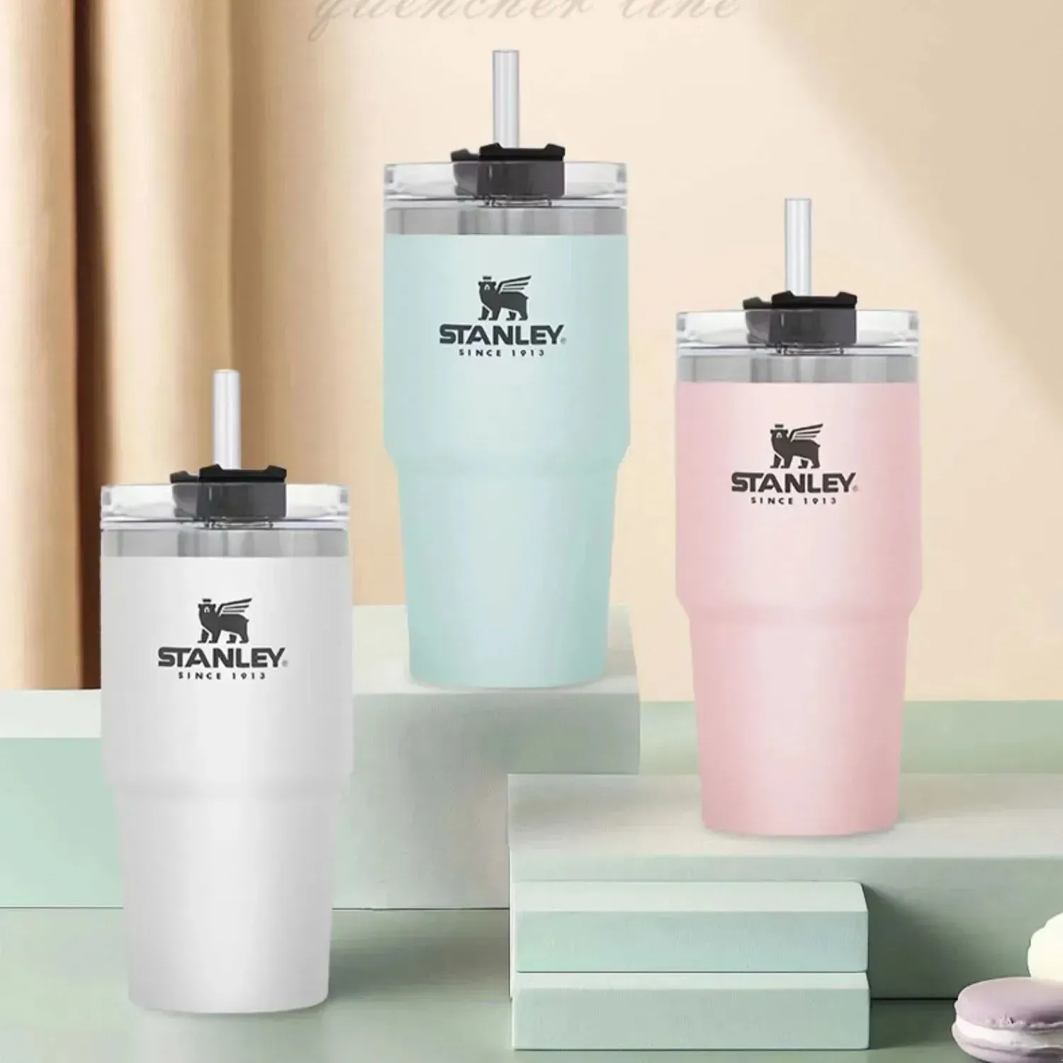 

30oz Car Tumbler Heat Preservation Couple Cups Stainless Steel Male Female Students Water Bottles Stanley With LOGO, Custom