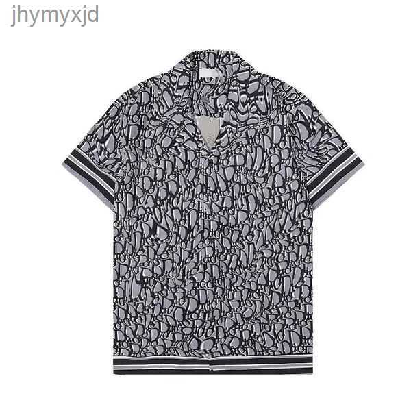 

Luxurys Designers Shirts Summer Short Sleeve Casual Men Fashion Asteroidea printed Beach Style Breathable Bowling Shirt Asian Plus 5 Z3DJ, As picture show