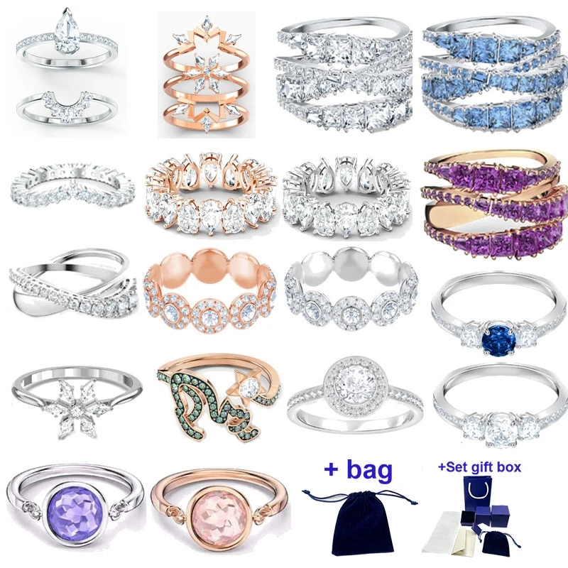 

Fahmi SWA jz006 Ring LIFELONG HEART SYMBOLIC LOTUS NIGHT MOON Series Ring, with Carved Ladies Jewelry Gif