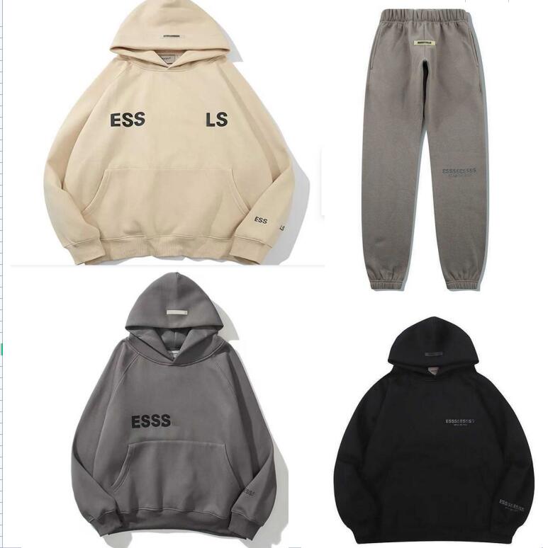 

ESS 2023 Designer Warm Hooded Hoodies Sweater Men's Women's Fashion Streetwear Pullover Sweatshirt Loose Hoodie Couple Top Clothing ess essentail hoody, Q1111