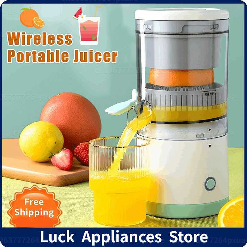 

Juicers Electric Wireless Citrus Juicer Portable Orange Squeezer with Powerful Motor USB Charging Cable Lime Juicer Suitable for Orange P230424