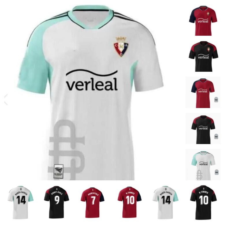 

22 23 OSASUNA soccer jersey home DAVID GARCiA CHIMY aVILA CAMISETA EQUIPACIoN ADULTO 2022 2023 TORRES MONCAYOLA MANU SANCHEZ home away 3rd Football shirt men kids Kit