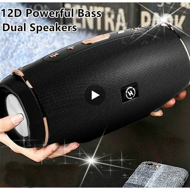 

Portable Radio Powerful Subwoofer FM Wireless Caixa De Som Bluetooth Speaker Music Sound Box Blutooth For Large High Power Bass