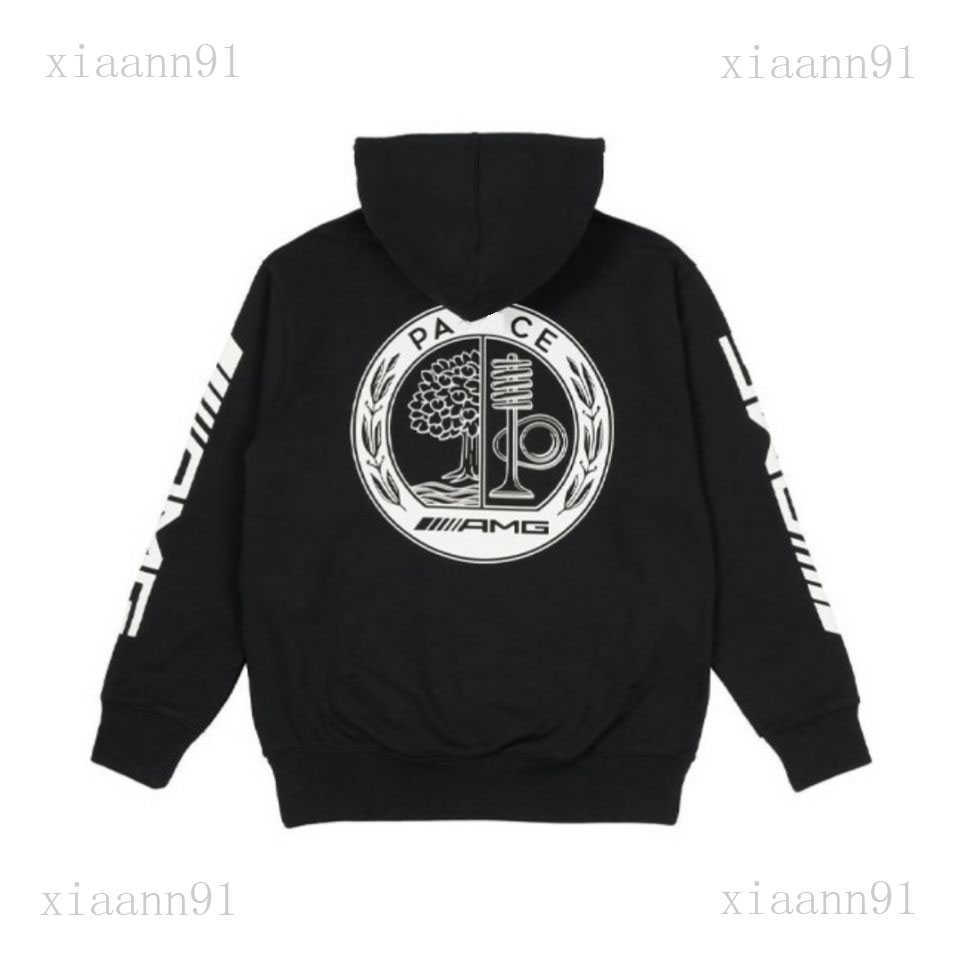 

Designer Luxury palace Classic co-branded AMG Hoodie European Fashion Apple Tree Pullover Mens And Womens Skateboard Hoodie Pure Color Sweatshirt