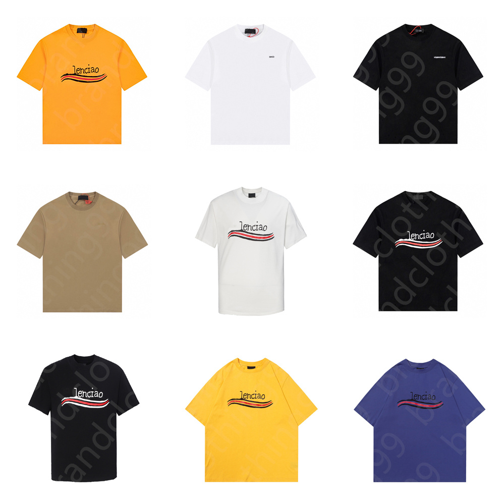 

Tshirt Summer Fashion Mens Womens Designers Rainbow T Shirts Short Sleeve B Letter Tops Luxurys Cotton Tshirts Clothing Short Sleeve Clothes Size -M