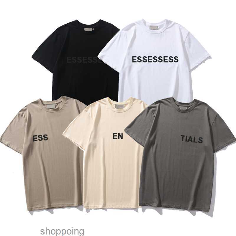 

Ess Designert-shirt Luxury Tees Fashion t Shirts Mens Womens God Short Sleeve Hip Hop Streetwear Tops Clothing Clothes Top 2023