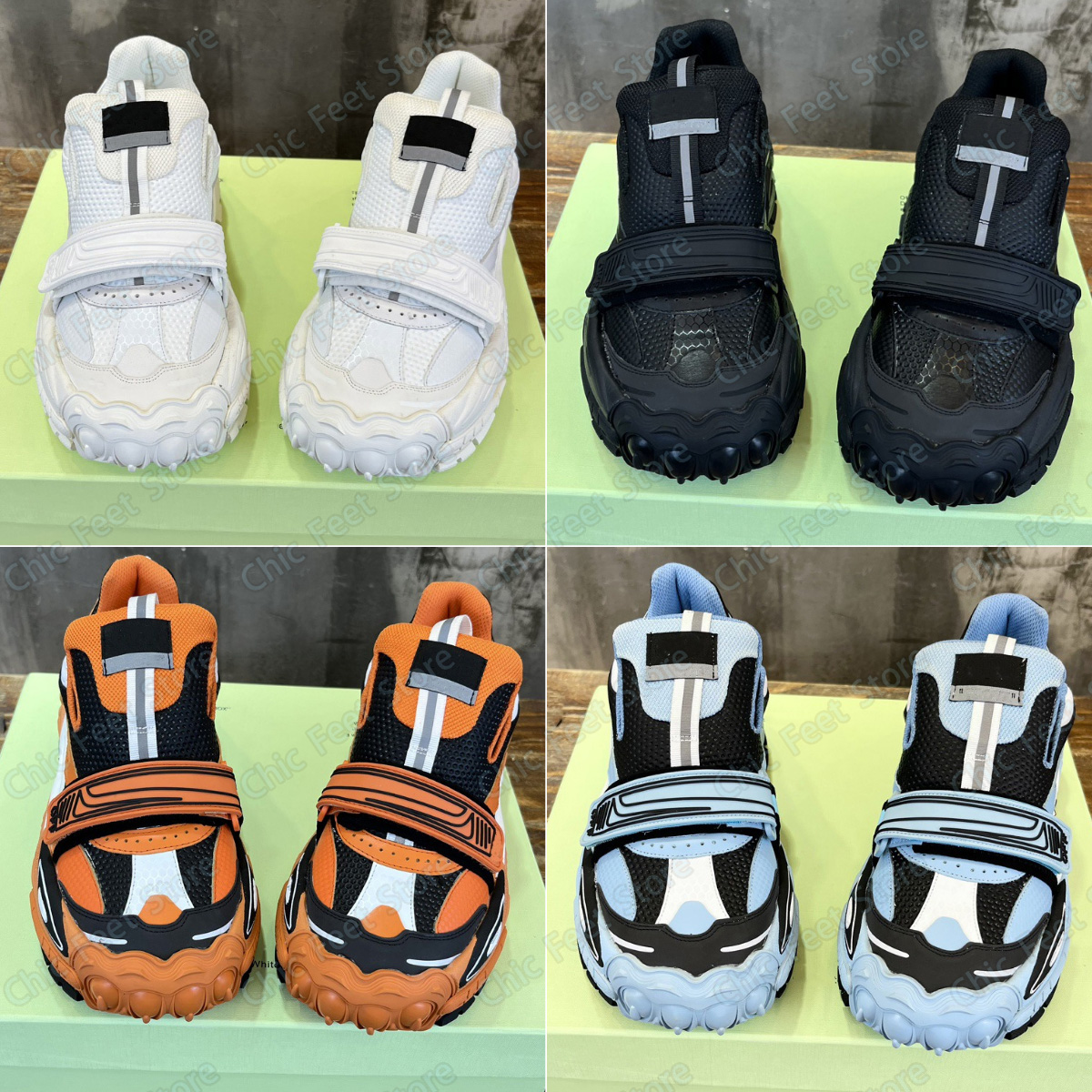Baskets de créateurs OFF Glove Sneaker Slip On Casual Chaussures De Luxe Hommes Femmes Plate-Forme Chaussures Tonal Semelle En Caoutchouc Sneaker
