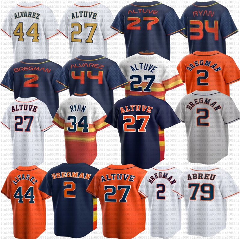 

Jose Altuve Baseball Jersey Alex Bregman Jeremy Pena Yordan Alvarez Jose Abreu Nolan Ryan Tucker McCullers Jr. Brantley Still Tippin Meyers Bannon McCormick, Women