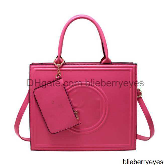 

Cross Body Fashion messenger bag large capacity embossed Tote shoulder bag women's bag handbag, Blue