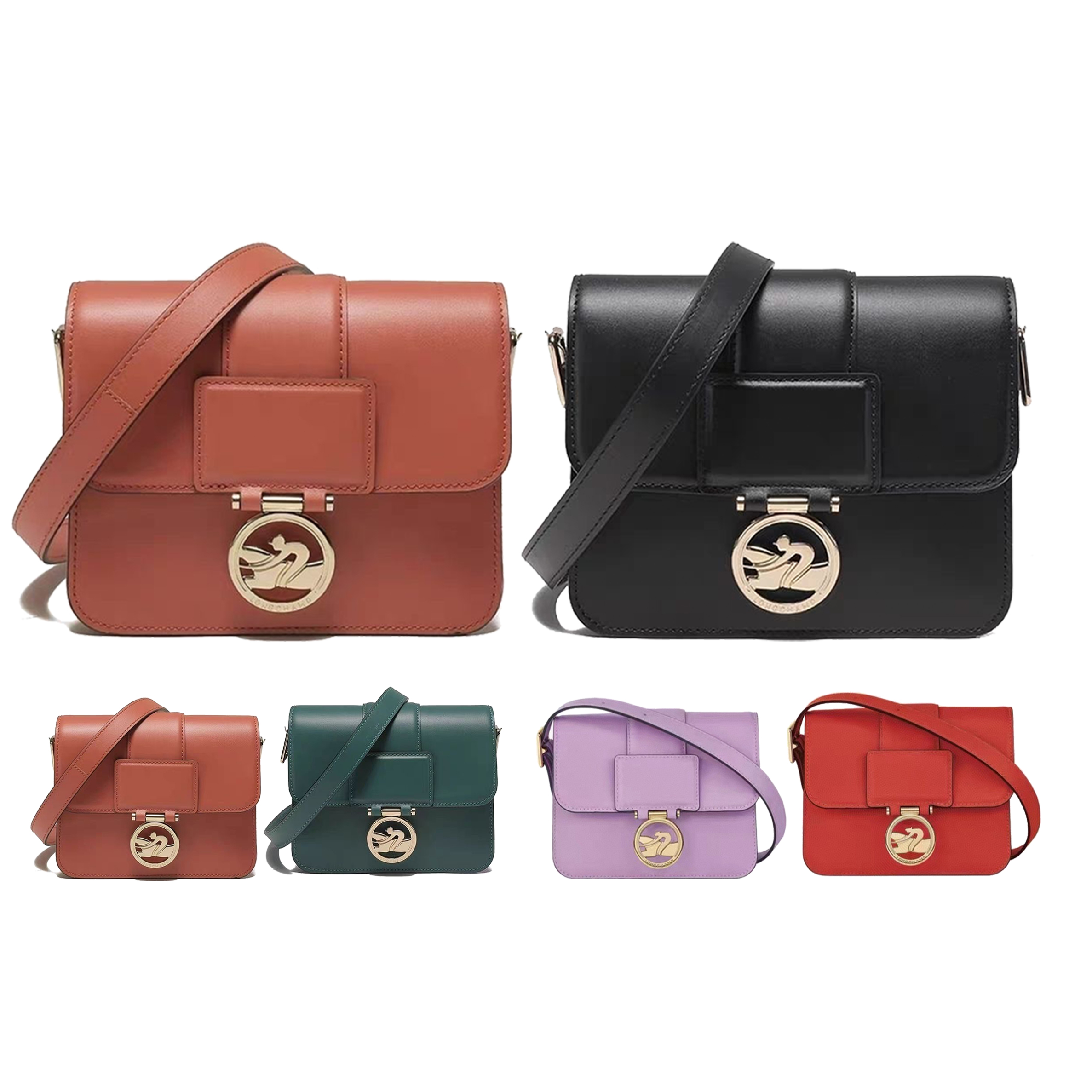 

longchammp tote Shoulder Bags Womens mens designer bag totes handbag clutch crossbody Luxury Designer famous saddles messenger flap Genuine leather mini Bag purse, Brown