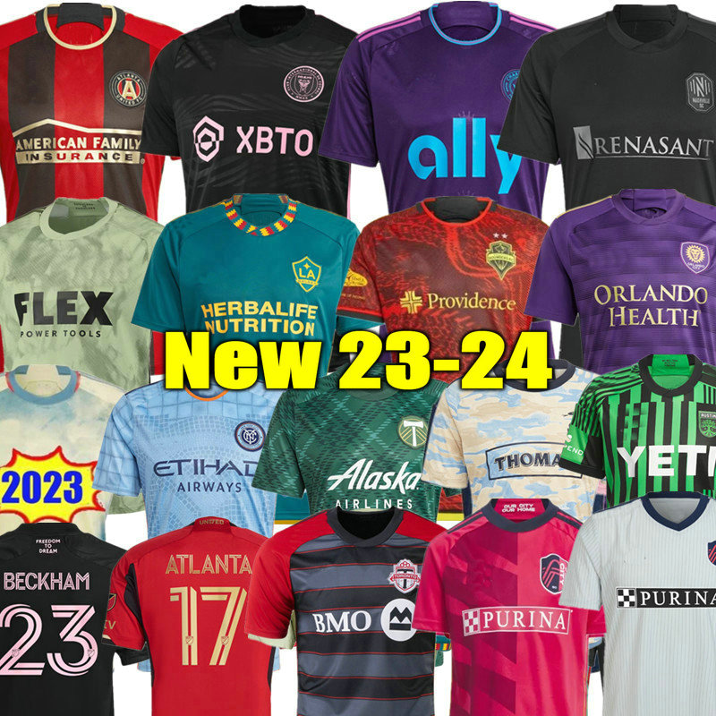 

LA Galaxy 2023 Soccer Jerseys MLS Inter Miami Atlanta Portland City New York Red 23 24 Football Shirts Austin Philadelphia Charlotte Chicago Orlando St. Louis Toronto