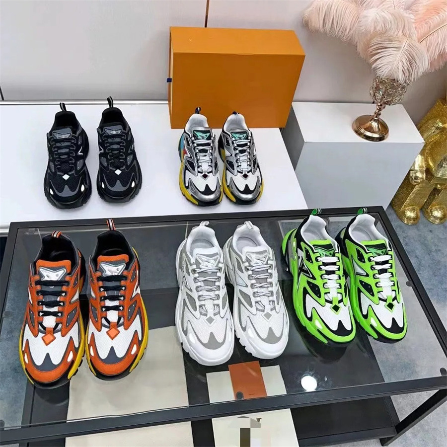

Runner Tatic Men Designer Running Shoes luxury brand trainer sports sneakers Casual genuine Leather Mesh Breathable Fashion Premium Training Sneaker 10 Colors