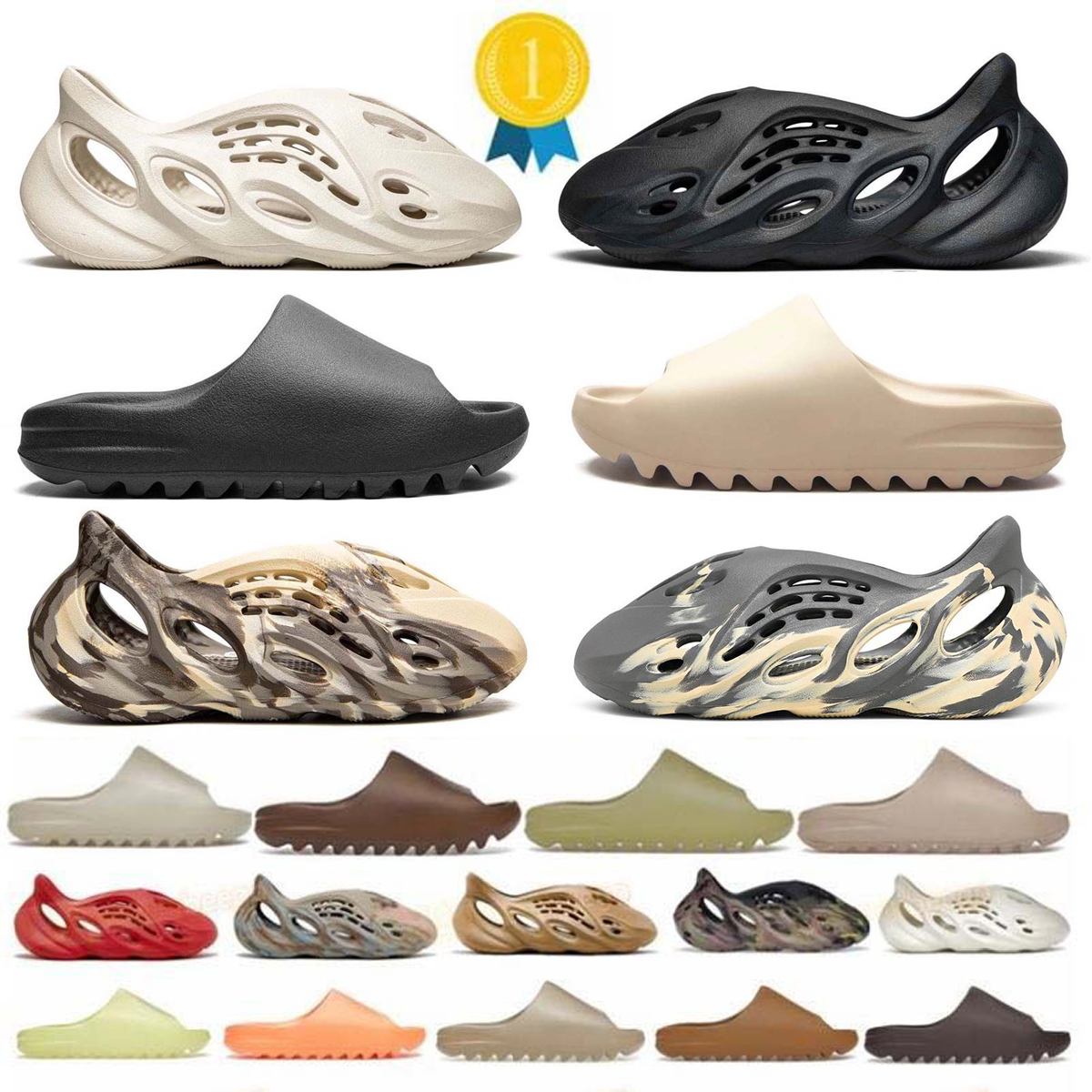 

yeezzy foam runner yeezy slippers yeezzys Men Woman slider Mineral Blue Pure Sandals Slide Slipper Ochre Bone Resin Clog Desert Ararat runr yeezys slippers