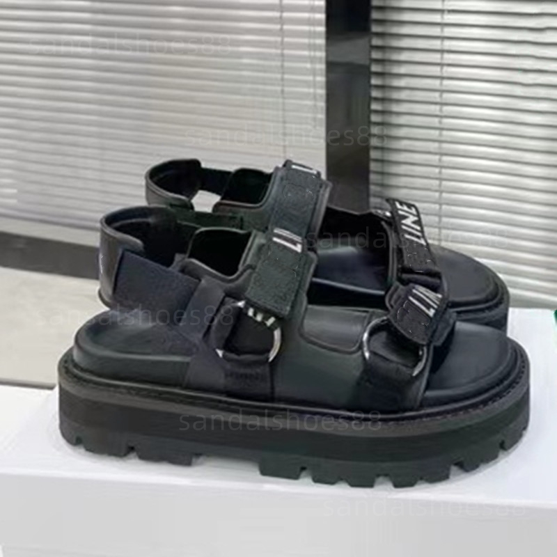 

Designer Sandles dad sandals bulky outdoor sandal calfskin chunky sandles block heel slide platform leo scratches tappi slides Sandals Famous Designer Women