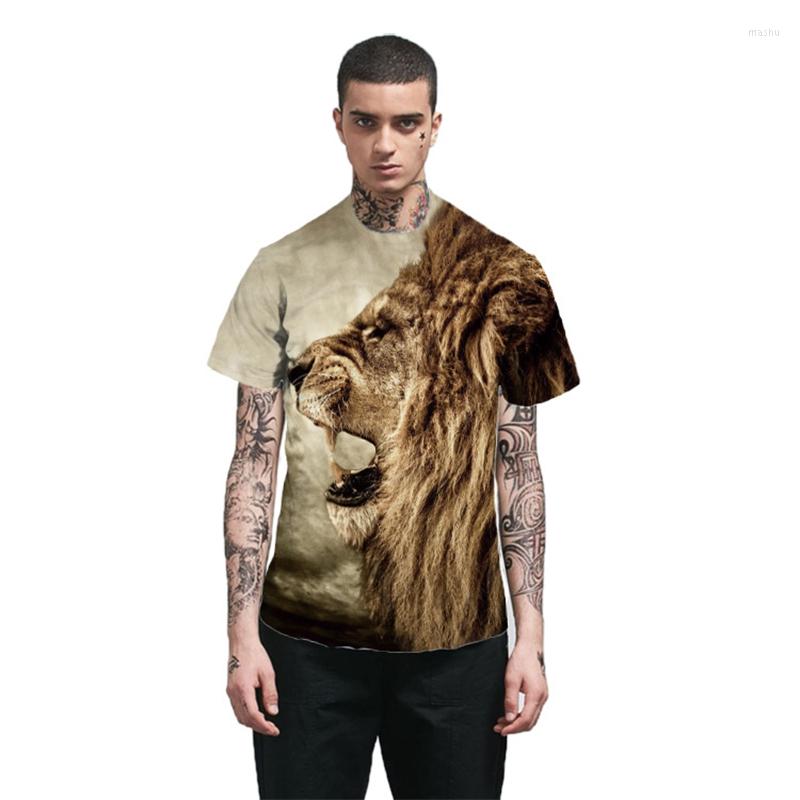 

Men' T Shirts Arrival Lion T-shirt Hip Hop Men Clothes 3D Printed Shirt Streetwear Kid Summer Short Sleeve Tops Male Casual Funny Tshirt VDVX, Q23