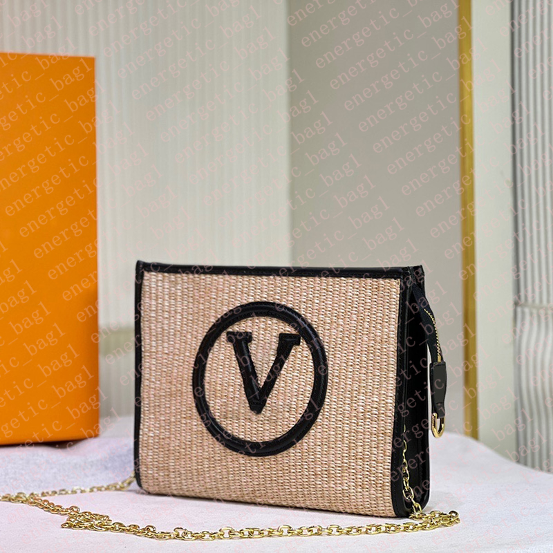 

Beach Bags Designer Fashion Straw Bags Classic Chain Bags Totes Women Handbags WOODY Tote Shopping Bag Handbag High Quality Woven Bags Natural Raffia Shoulder Bags, 26x 20x 5cm-1