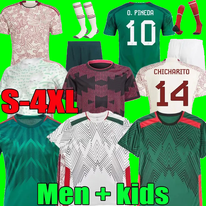 

XXXL 4XL 2023 Mexico home soccer jerseys fans version H. LOSANO 20 21 22 23 football shirt men and kids sets MEXICAN uniform CHICHARITO G DOS SANTOS, 2223;home (3)