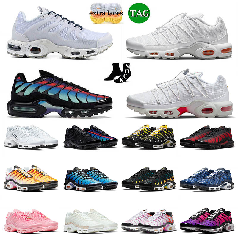 

2023 tn Plus Running Shoes White Red men women atlanta berlin enfant rose blanche requin noir unity enfants tn3 trainers sneakers, 16