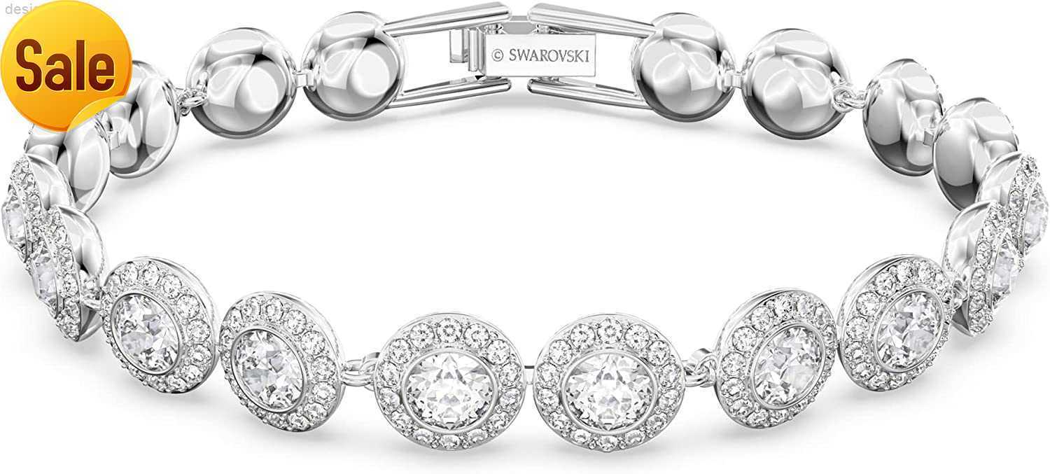 

Swarovski Angelic Crystal Jewelry Collection Rhodium Tone Finish Blue Pink Clear