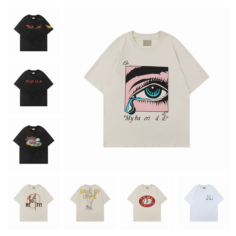 

2023 Buy Mens T-Shirts Galleryse Depts For Sale Designer Men T-Shirts Pattern Galleryes Cotton Casual Tshirts Short Sleeves Tops Tees Sie EU S-XL, Not sold separately