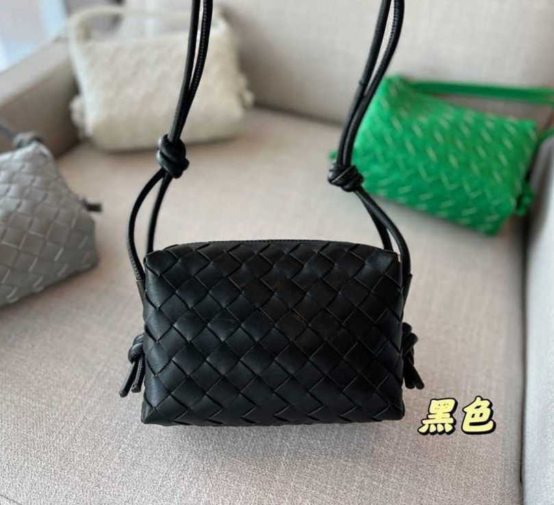 

Best Shoulder Bags New Luxury Bags Brand-name Totes Bag Bottegas Veneta Italy Authentic Square Loop Designer Fashion Cassettes Woven Handbags Cute Small YI-1K3Z, Black