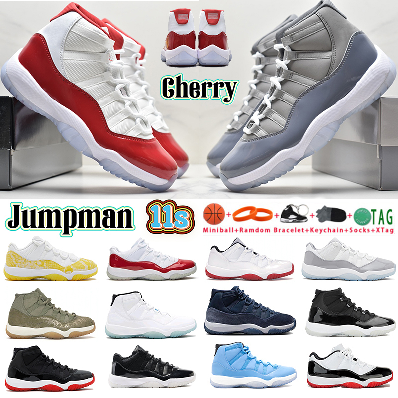 

Mens jumpman 11 11s retros basketball shoes Cement cool grey royal university blue cherry midnight navy velvet 25th Anniversary low 72-10 Bred men women sneakers, 22.closing ceremony low