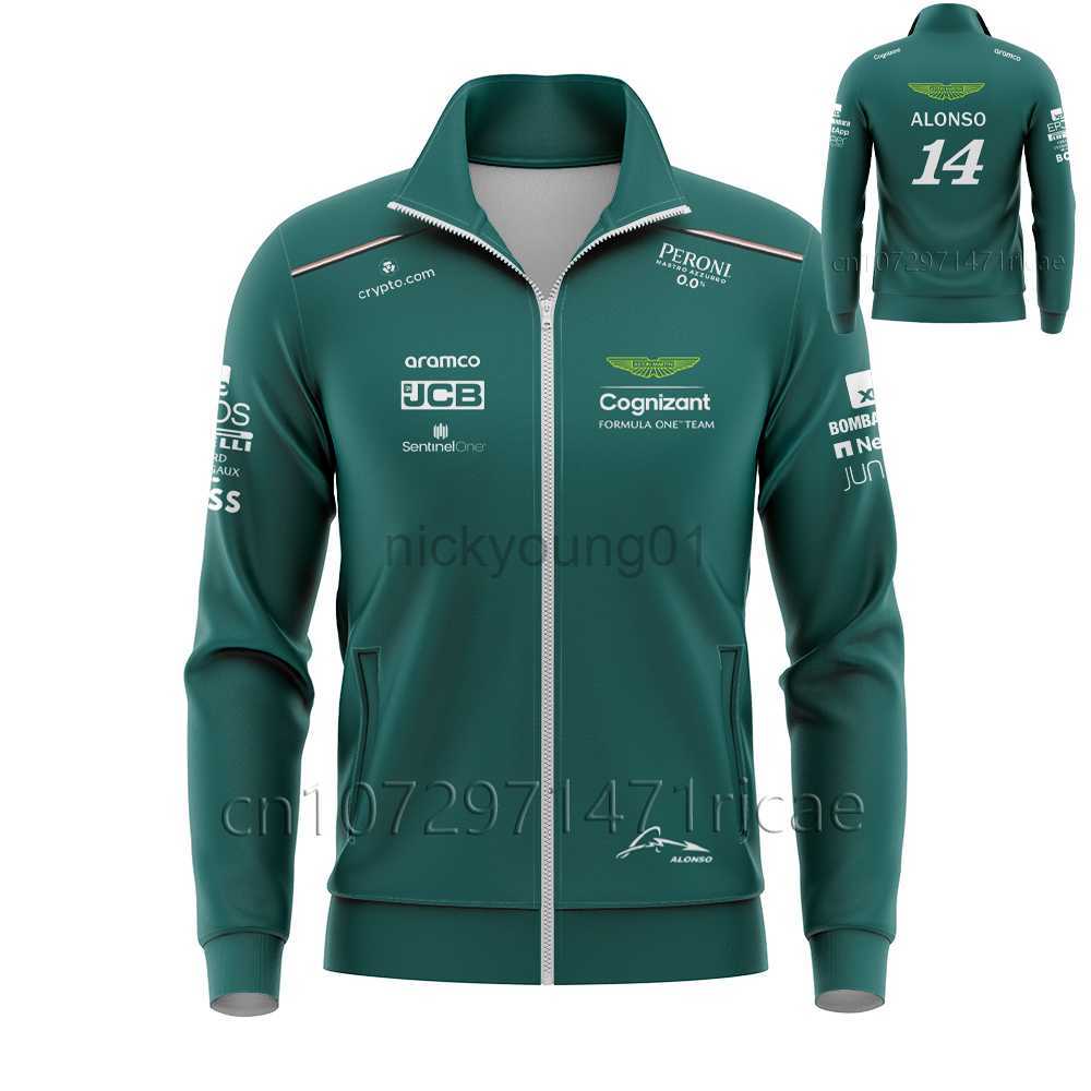 

Men's Hoodies Sweatshirts 2023 Aston Martin F1 Jacket Alonso Jersey Uniform Loose Coat Formula 1 Racing Suit and Women's Fan Clothing MOTO Jack Tops Y23, Jk0003